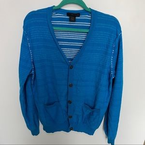 Calvin Klein Vibrant Blue Cardigan Sweater